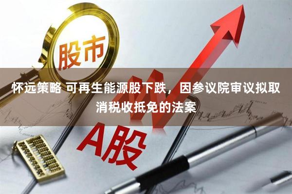 怀远策略 可再生能源股下跌，因参议院审议拟取消税收抵免的法案